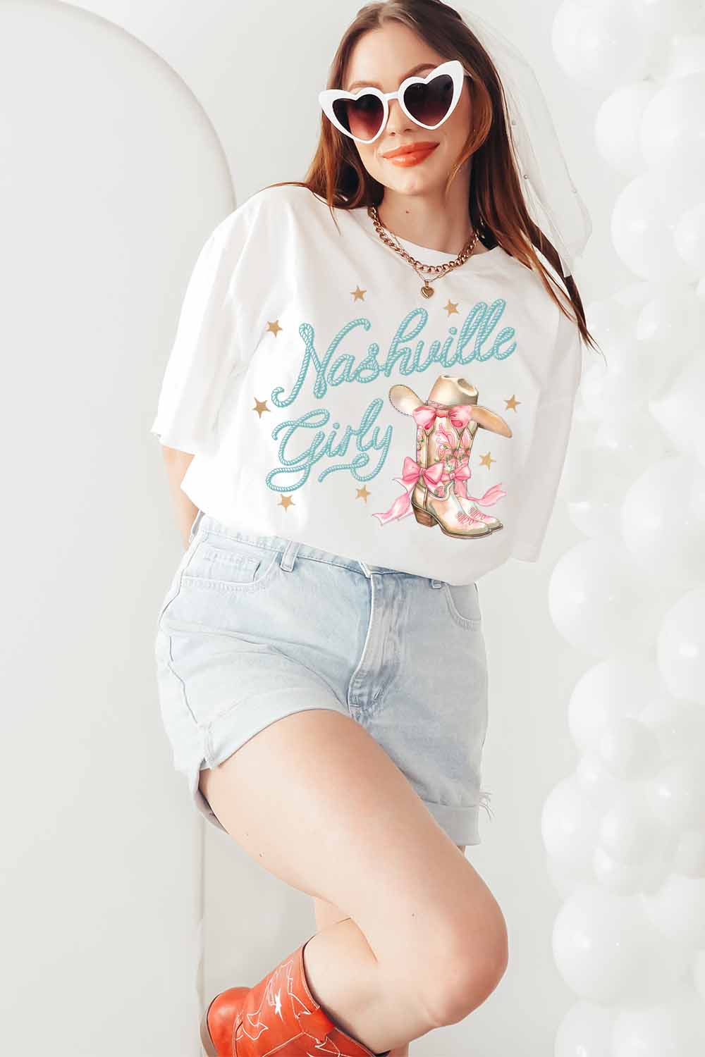 Comfort Colors Graphic Tee, Nashville Girly