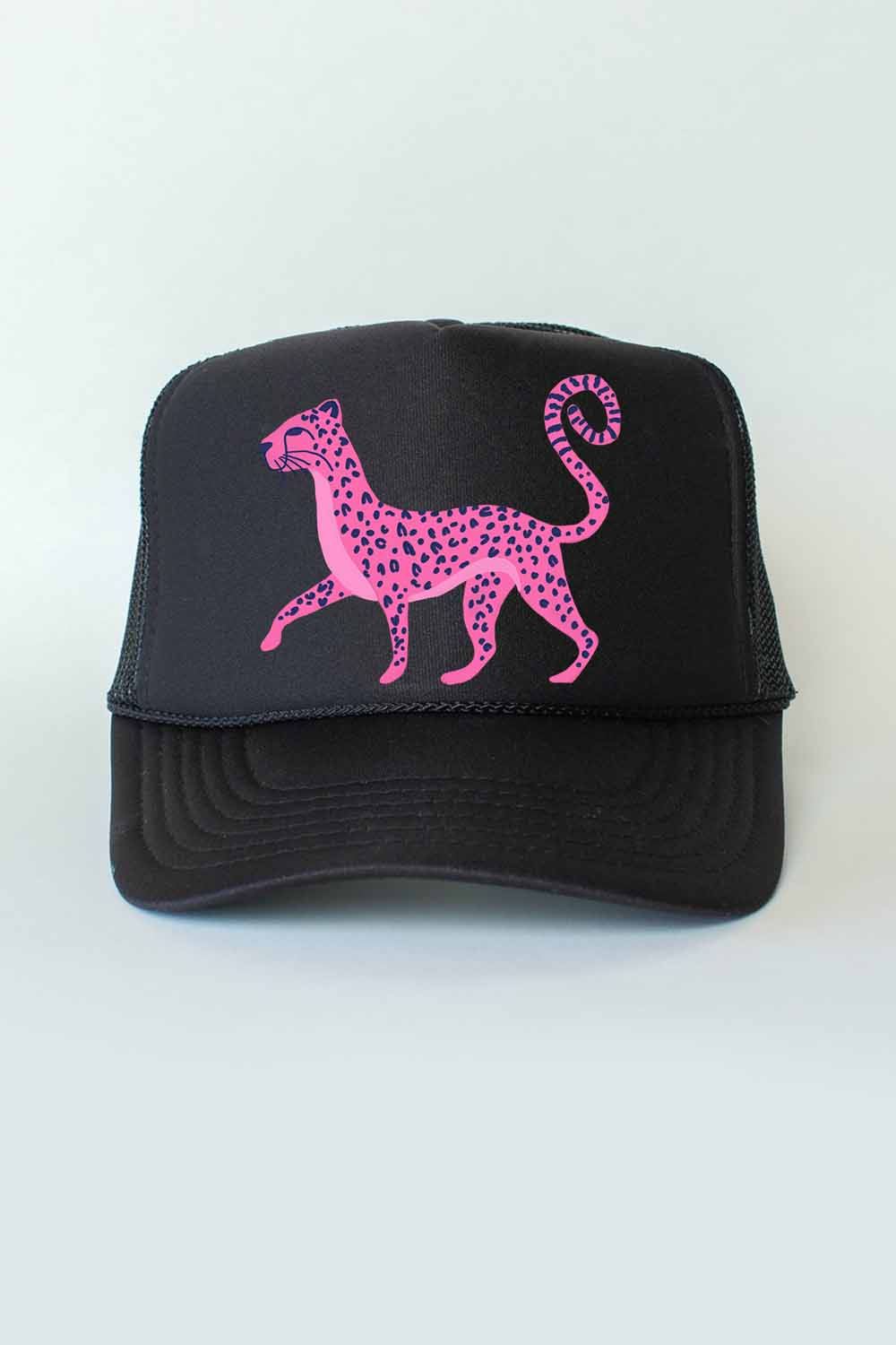 Trucker Hat , Pink Jaguar