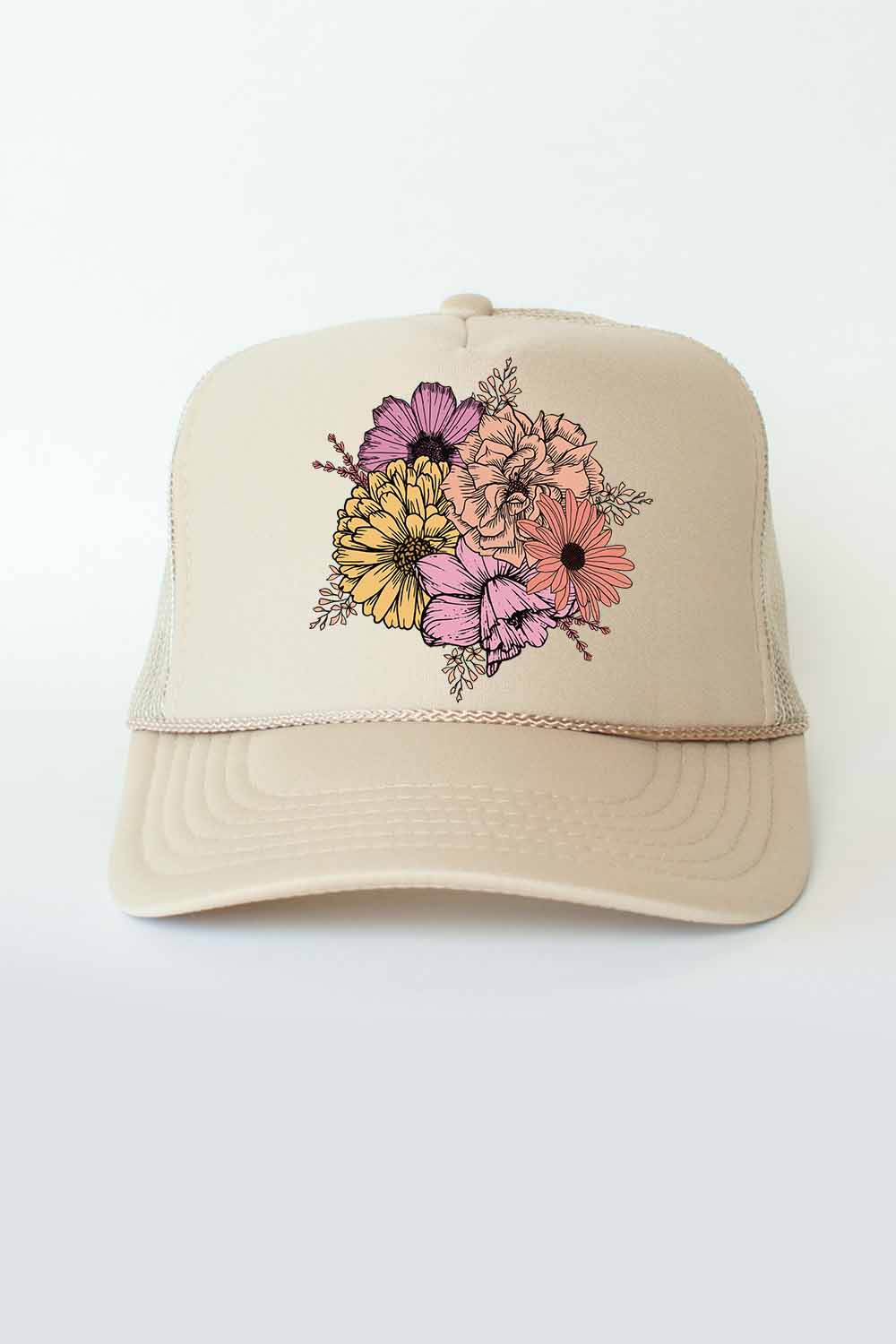 Trucker Hat , Blush Blossom