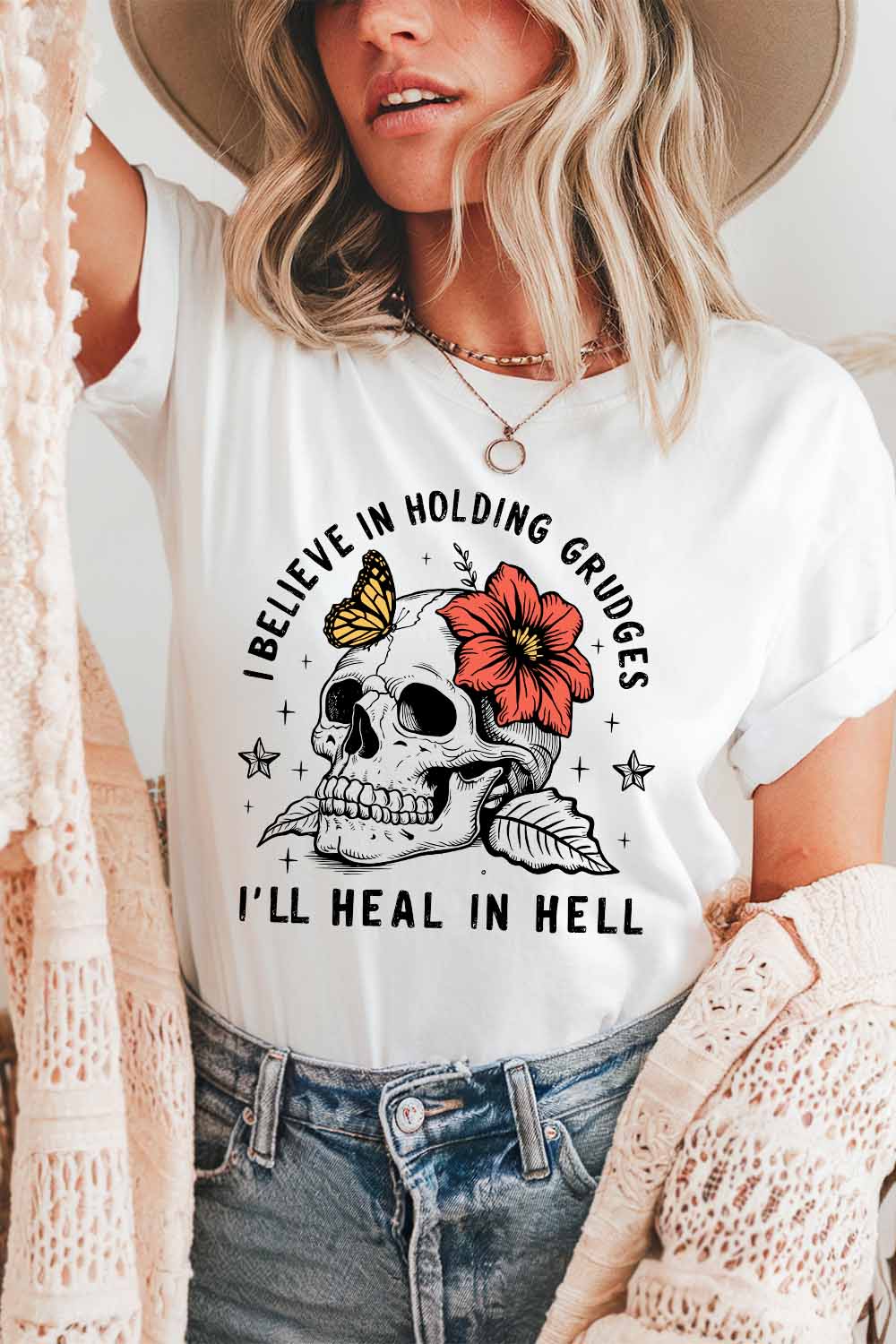 Women Graphic Tee, Holding Grudges